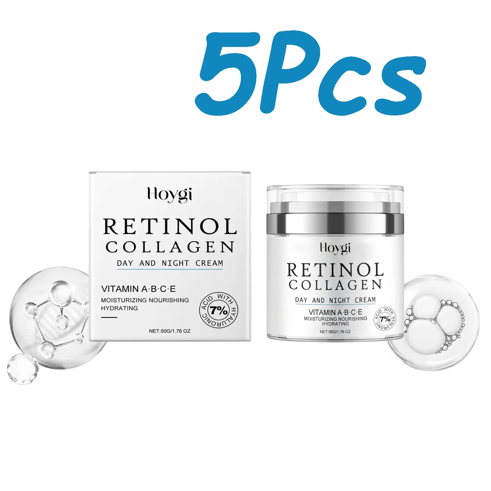 Hoygi Retinol Anti-Aging Face Cream | Collagen & Vitamin C 50g Anti-Aging Face Cream Zpaxo 250g Boxed