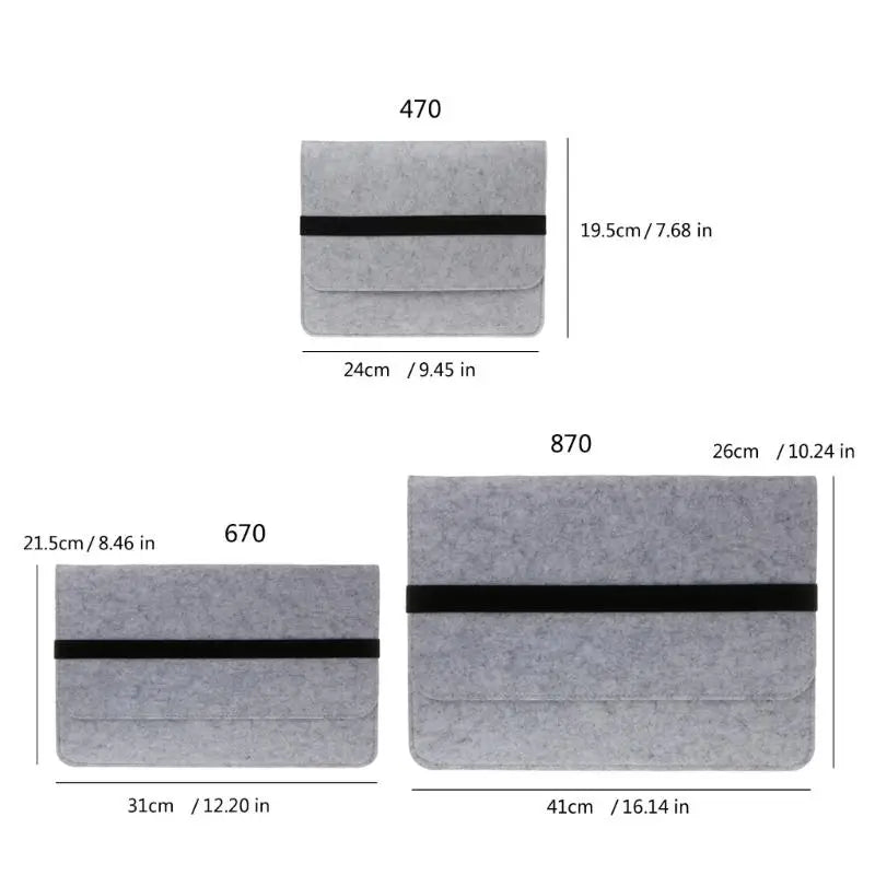 652F Felt Protective Bag Storage PTK670 PTK470 PTK870 Drawing Tablets Zpaxo