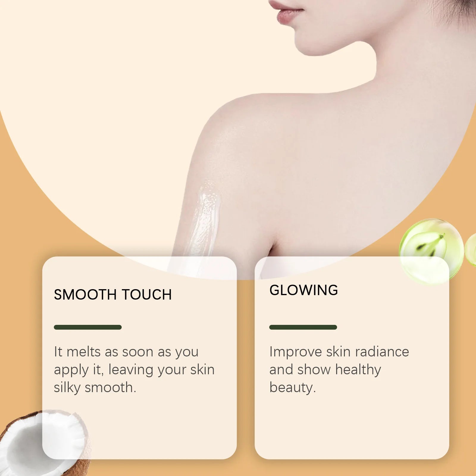 Jaysuing Coconut Body Fragrance Oil – Moisturizing Massage Oil 60ml Body Fragrance Oil Zpaxo