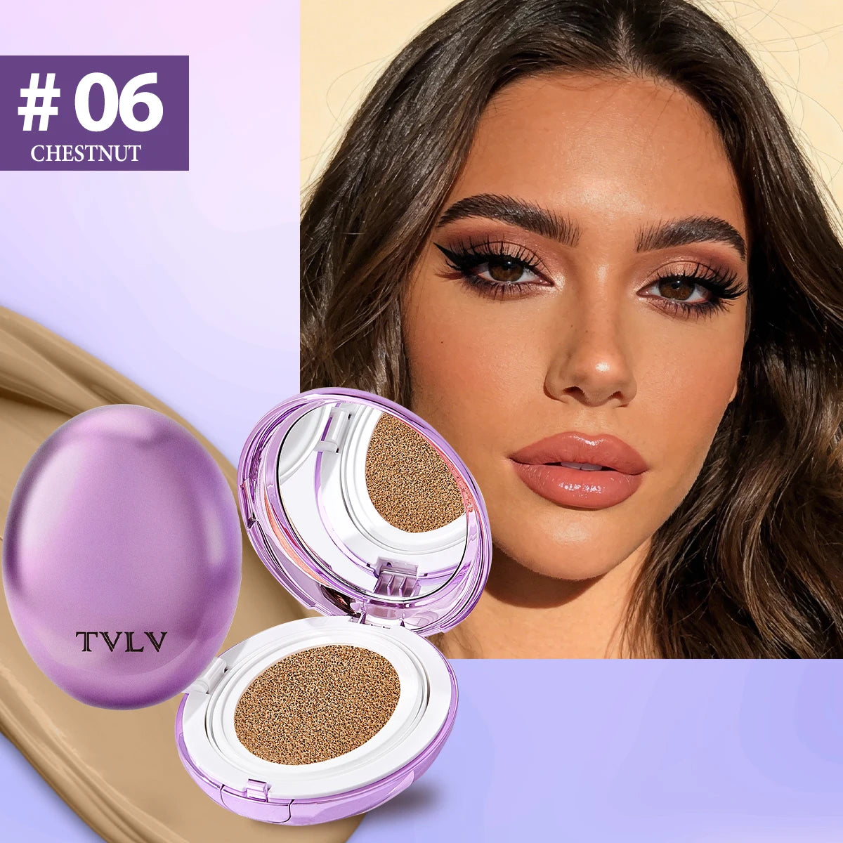 Oval Air Cushion Foundation Make-up Covers Defects Lasting Makeup