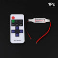 1Pcs 5-24V Led Dimmer Controller RF 11-Key Monochrome Montroller Wireless Remote Control For LED Strip Light Zpaxo 1Pc