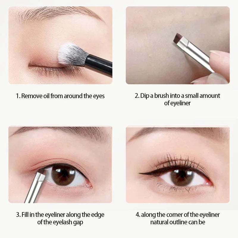 Black Brown Eyeliner Cream Waterproof Beauty Cosmetics Long Lasting Zpaxo