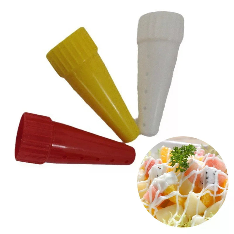 Ketchup Salad BBQ Sauce Squeeze Bottle Plastic Syrup Dispenser Great Zpaxo