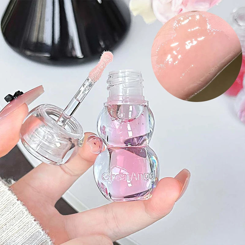 Transparent Lip Gloss Balm Long Lasting Moisturizing Water Light Zpaxo