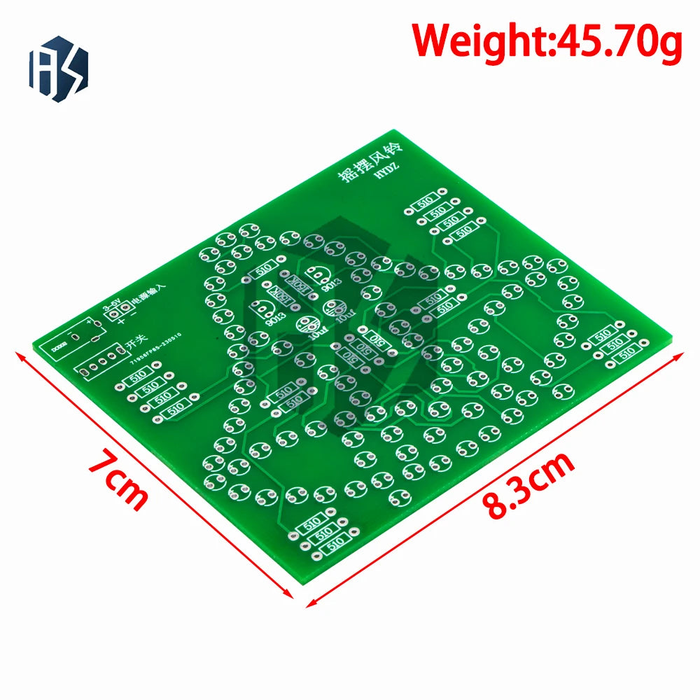 LED Swinging Bell Soldering Kit DIY Electronic Assembly Module STEM Education Project Zpaxo