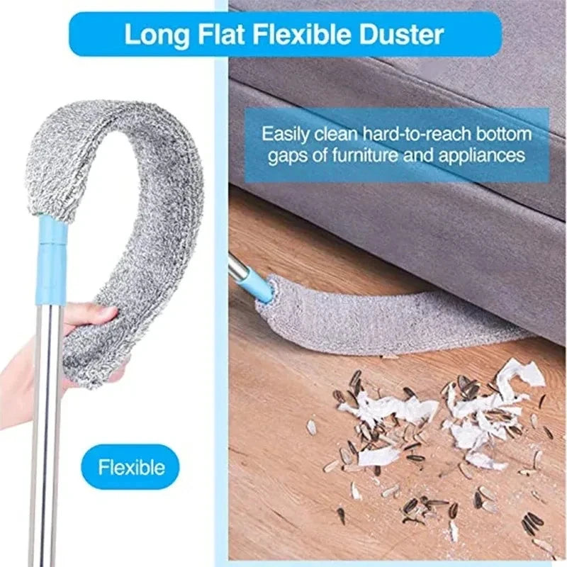Telescopic Microfiber Duster Long Handle – Blinds & Home Cleaning Microfiber Duster Zpaxo