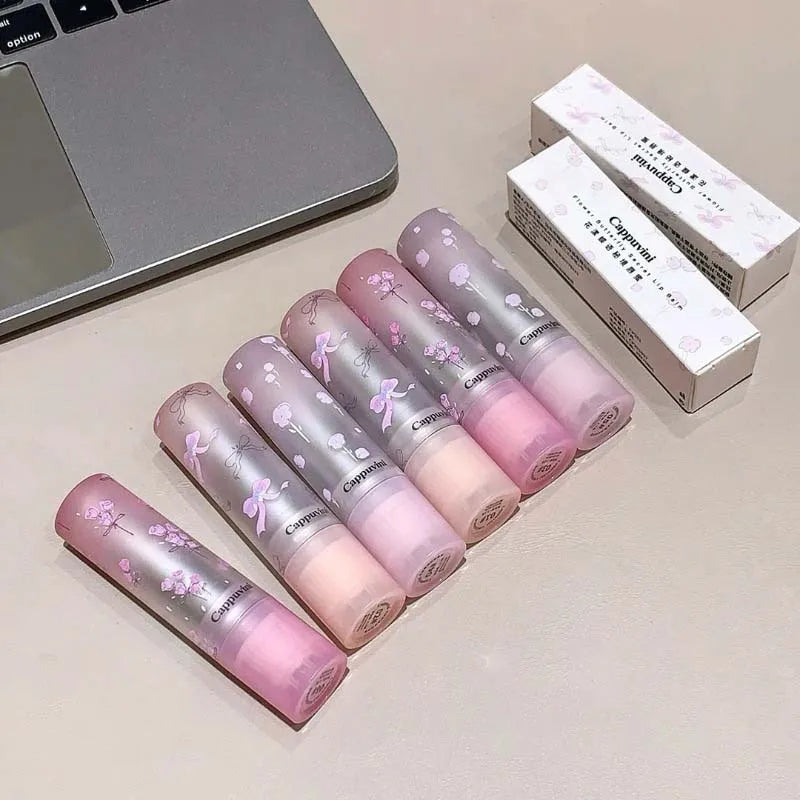 Mirror Glass Solid Lip Gloss Water Light Round Tube Lasting