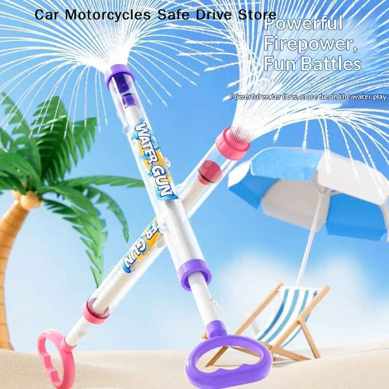 Fireworks Spray Toy Pull-back Water Gun Outdoor Splash Games Party