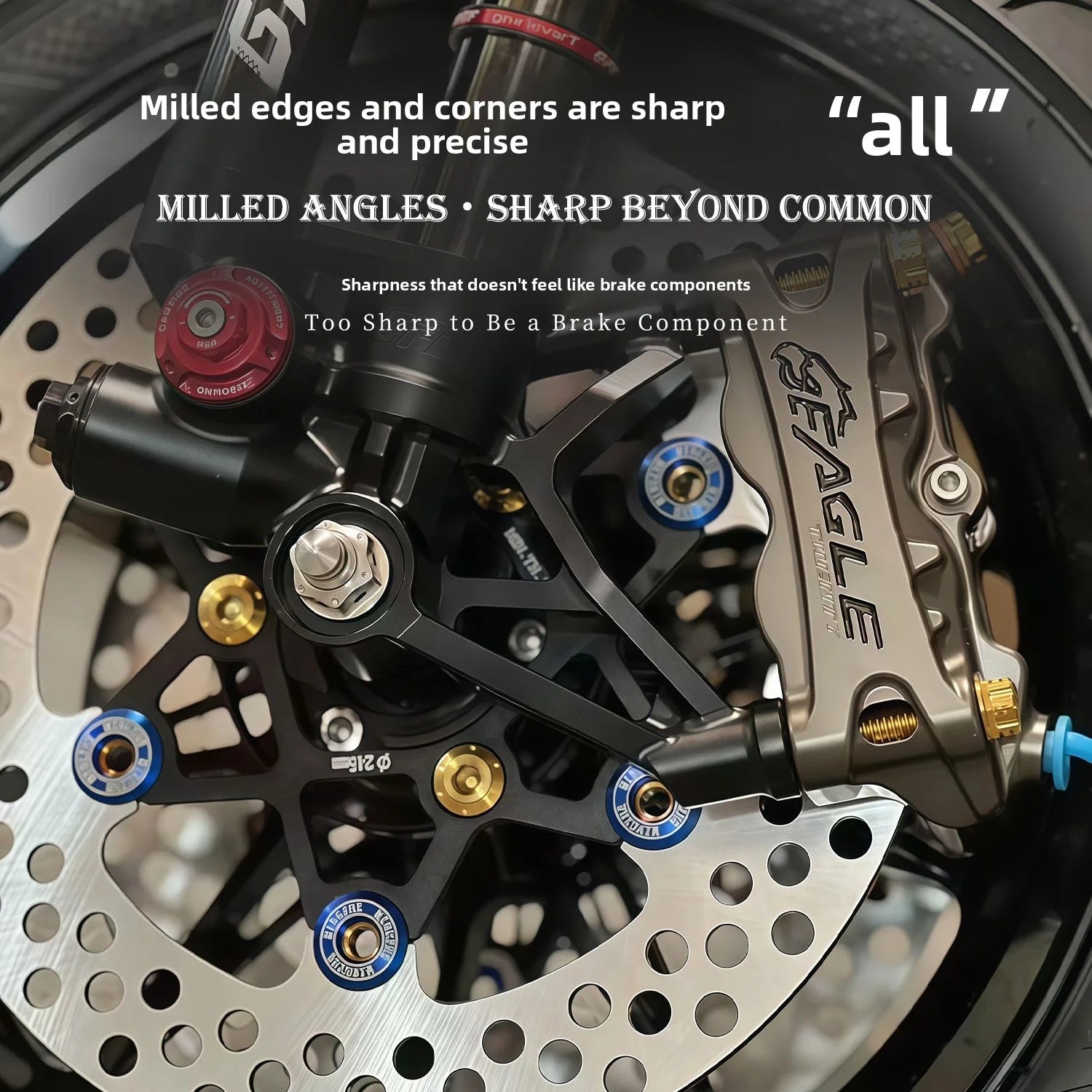 Eagle Speed S-04 Radial 4-Piston Front Brake Caliper | Aluminum