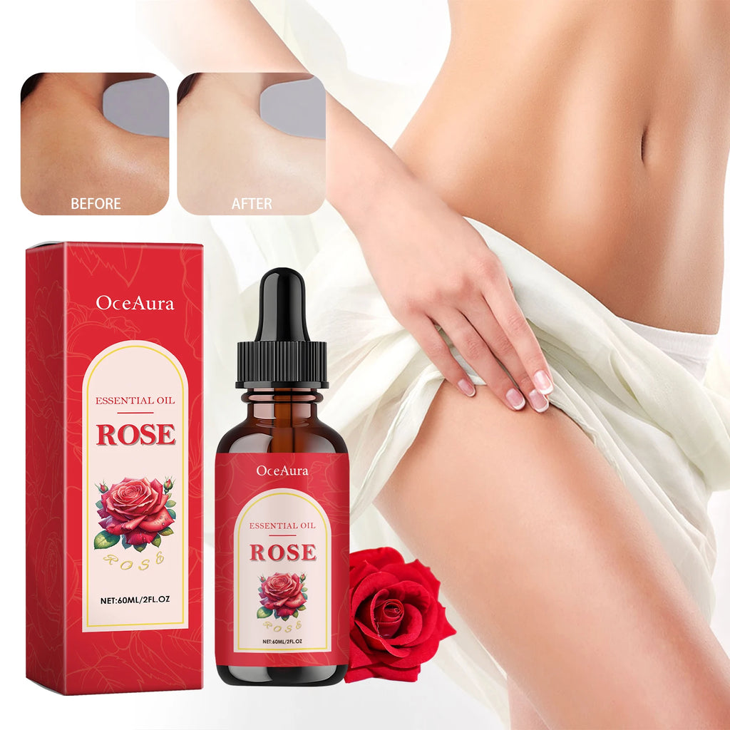 OceAura Rose Essential Oil – Moisturizing Face & Body Oil 60ml Face & Body Oil Zpaxo