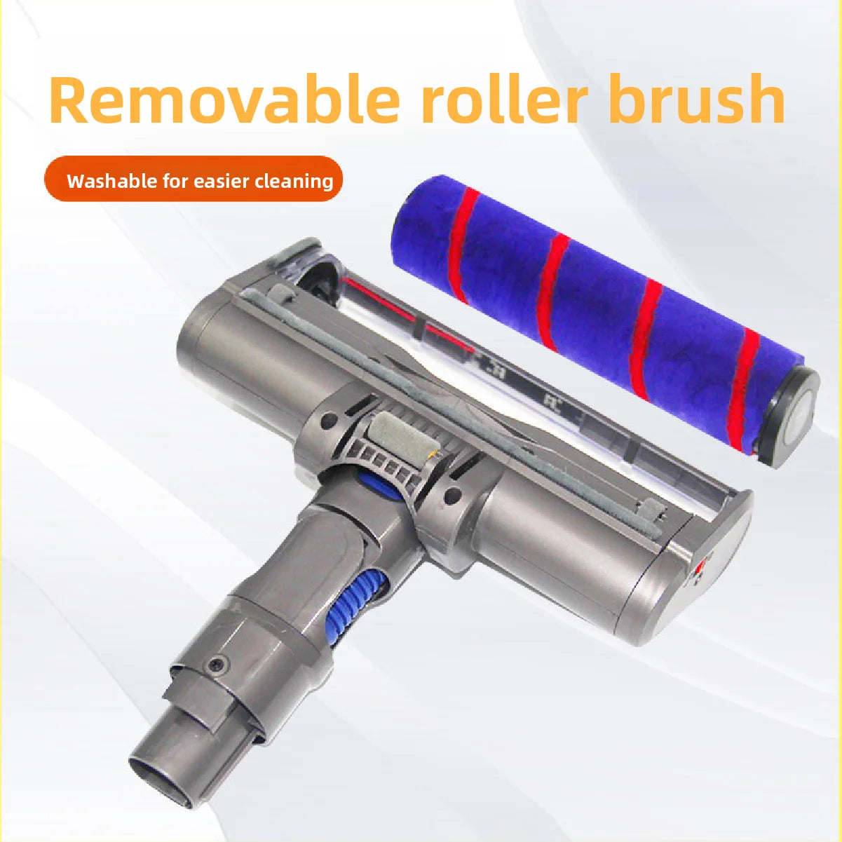 Soft Roller Brush Head w/ Green LED for Dyson V7 V8 V10 V11 Vacuum Brush Head Zpaxo