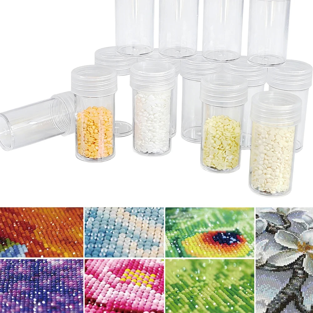 Diamond Art Storage Container Lid Stickers Painting Box DIY Craft