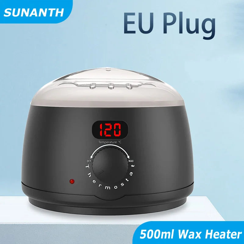500ml Wax Heater Warmer Pot with LCD Display | Salon Use Wax Warmer Heater Zpaxo 058-B-EU