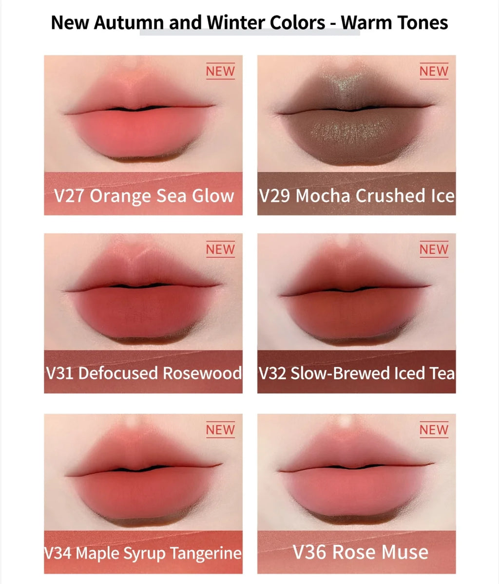 Mooekiss Matte Lipstick Smooth Long Lasting Multi-use Lips Cheeks Zpaxo