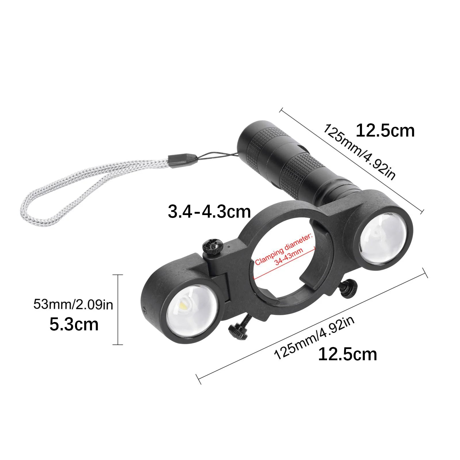 Spray Gun Light Airbrush Paint Fill Universal Adjustable Lighting