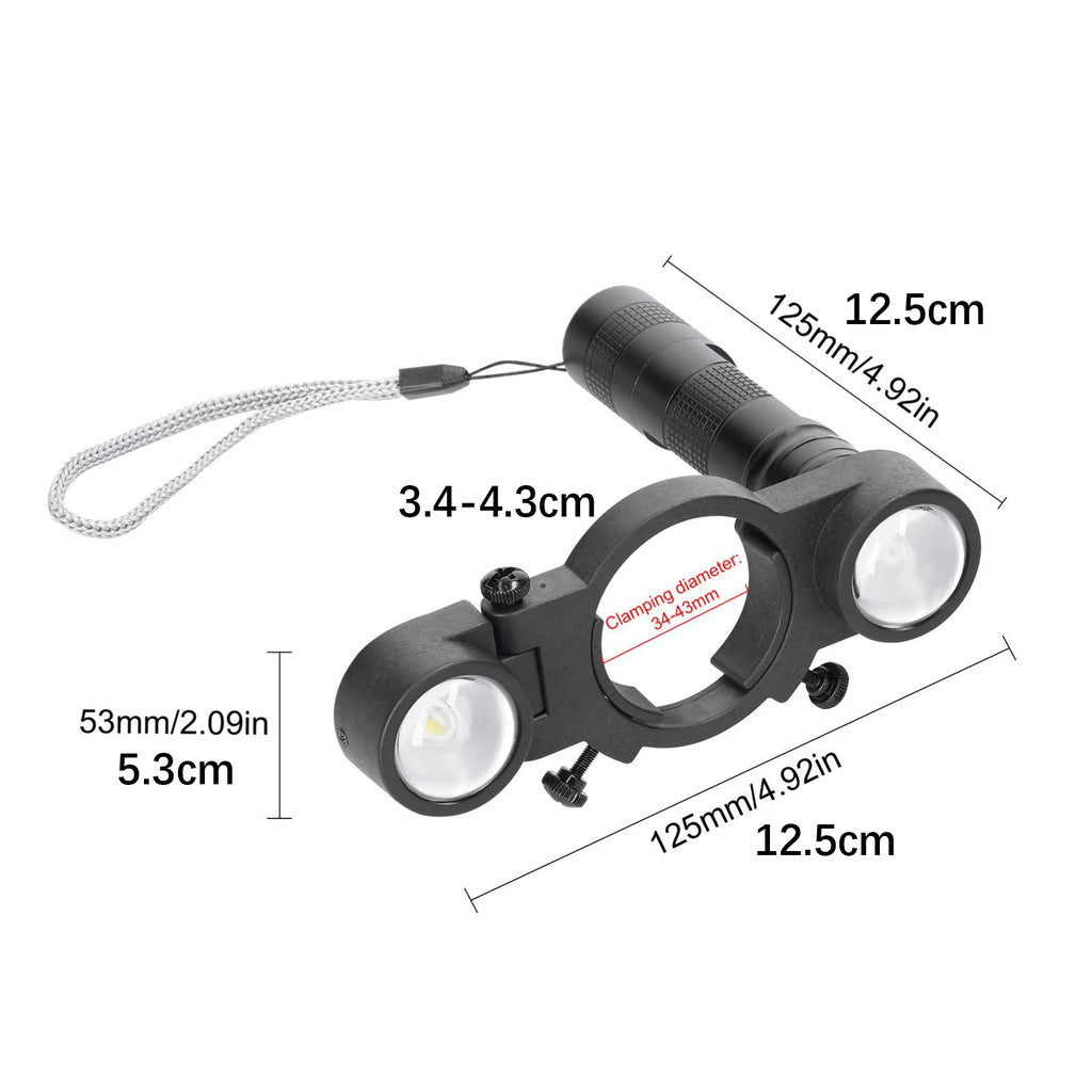 Spray Gun Light Airbrush Paint Fill Universal Adjustable Lighting