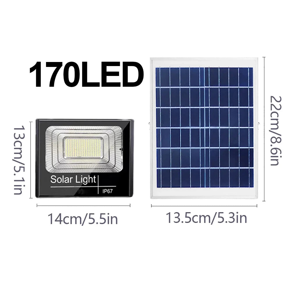 Solar LED Lights Outdoor Lighting Split Remote Indoor Wall Lamp Zpaxo 45W-170LED China Mainland