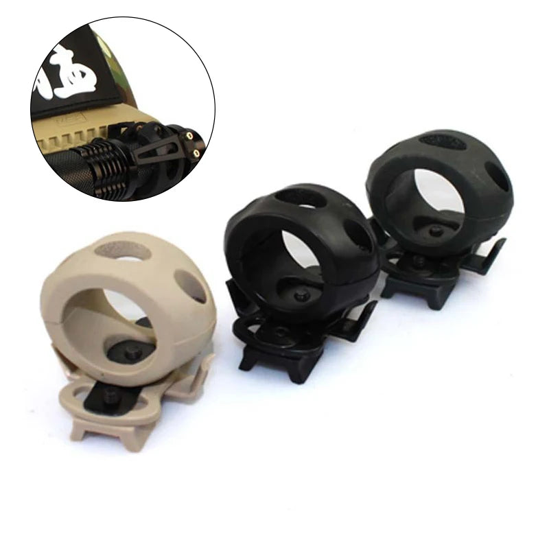 Helmet Special Lighting Flashlight Tactical Clamp Outdoor Sport