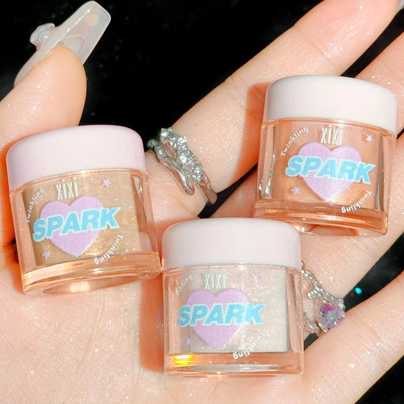 Dream Glitter Highlighter Powder Face Brightening Pearl