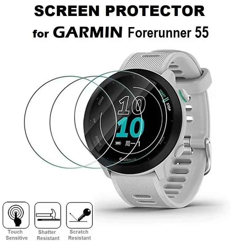 Screen Protector For Garmin Forerunner 55 235 245 245M 255 255S 645 935 945 955 9H Tempered Glass Anti-Scratch Film Accessories Zpaxo