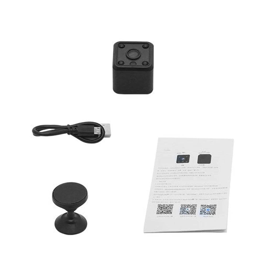 X6 Mini IP Cameras HD 1080P Wifi Sports Wireless Security Surveillance Built-in Battery Night Vision Smart Home Cameras Zpaxo Only Camera