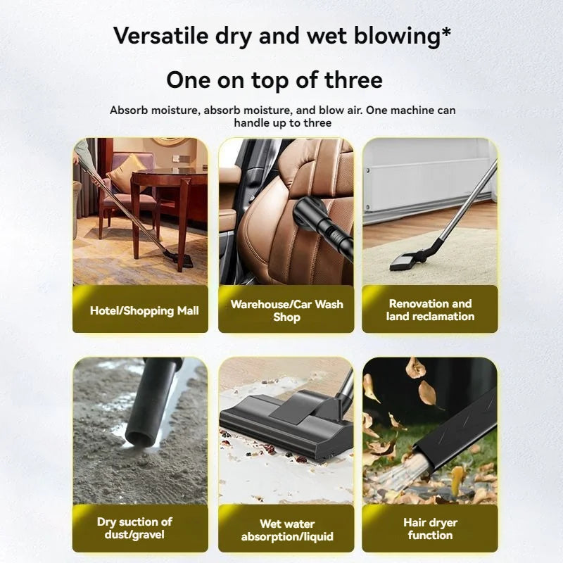 Vacuum Cleaner Dry And Wet Dual-use Household Commercial High-power Hotel Vacuum Cleaner Industrial Vacuum Cleaner Zpaxo