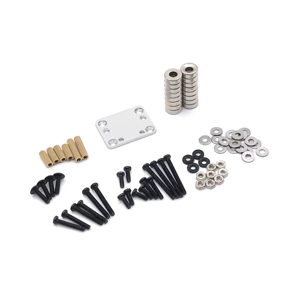 Magnets Bumper Extension Wltoys K969 284131 1 28 RC Car Accessories Zpaxo Silver