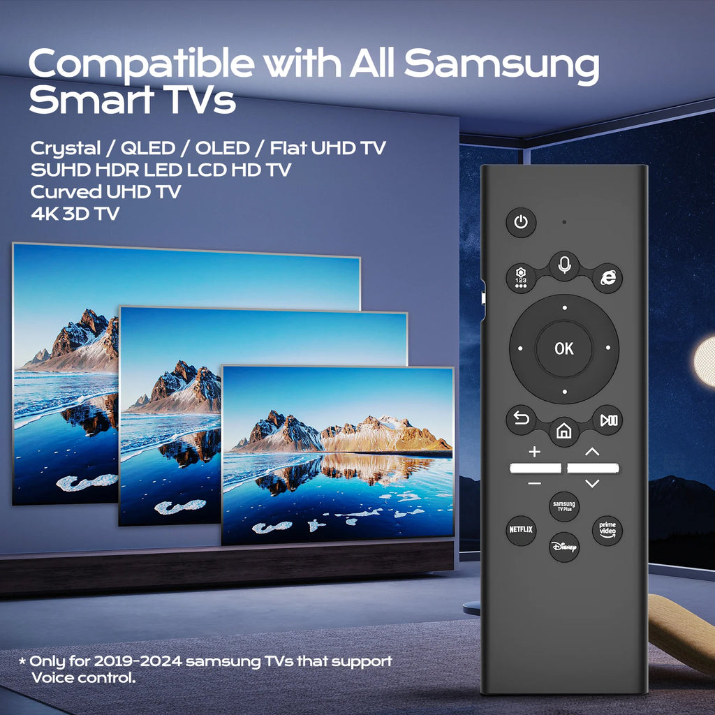 G71 BT Remote Control With Mini Keyboard Battery 2.4G Wireless Voice Remote Controller For Samsung Smart TV 2019-2024 Zpaxo
