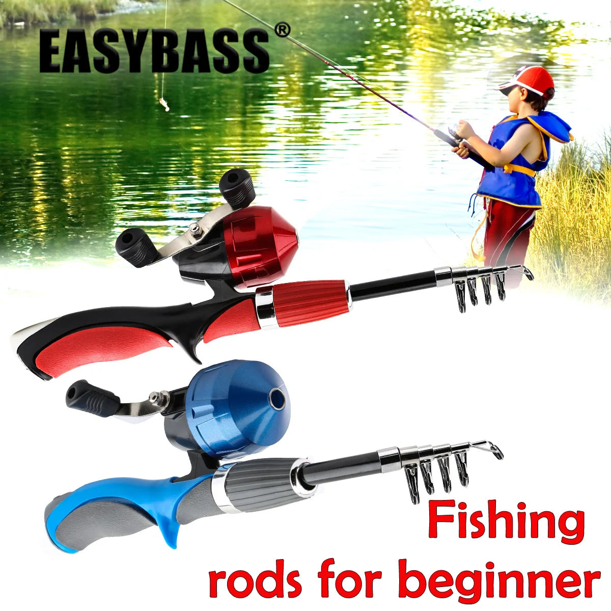 Kids' Telescopic Fishing Rod & Reel Combo – Beginner Set