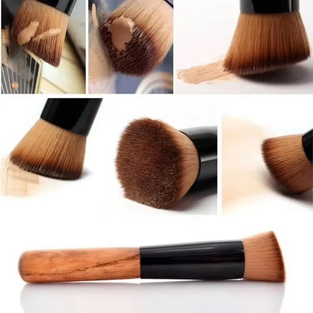 Portable Angled Makeup Brushes Soft Multifunctional Foundation Brush Zpaxo