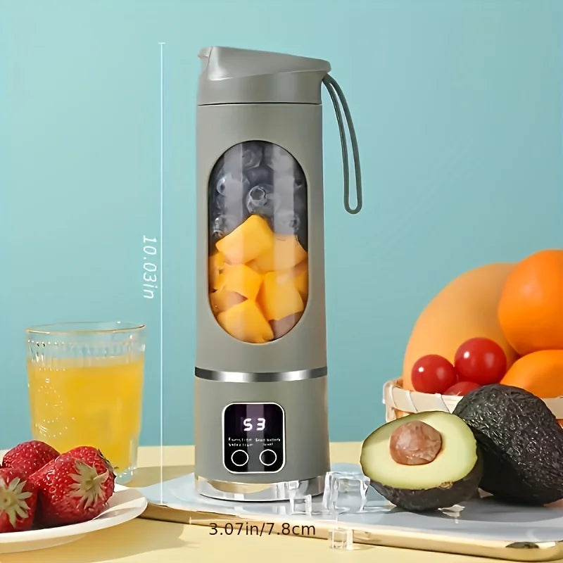 Portable USB-Rechargeable Blender & Juicer - Easy Clean, Perfect for Fruit & Vegetable Drinks, Milkshakes - 10.14oz to 16.91oz Zpaxo