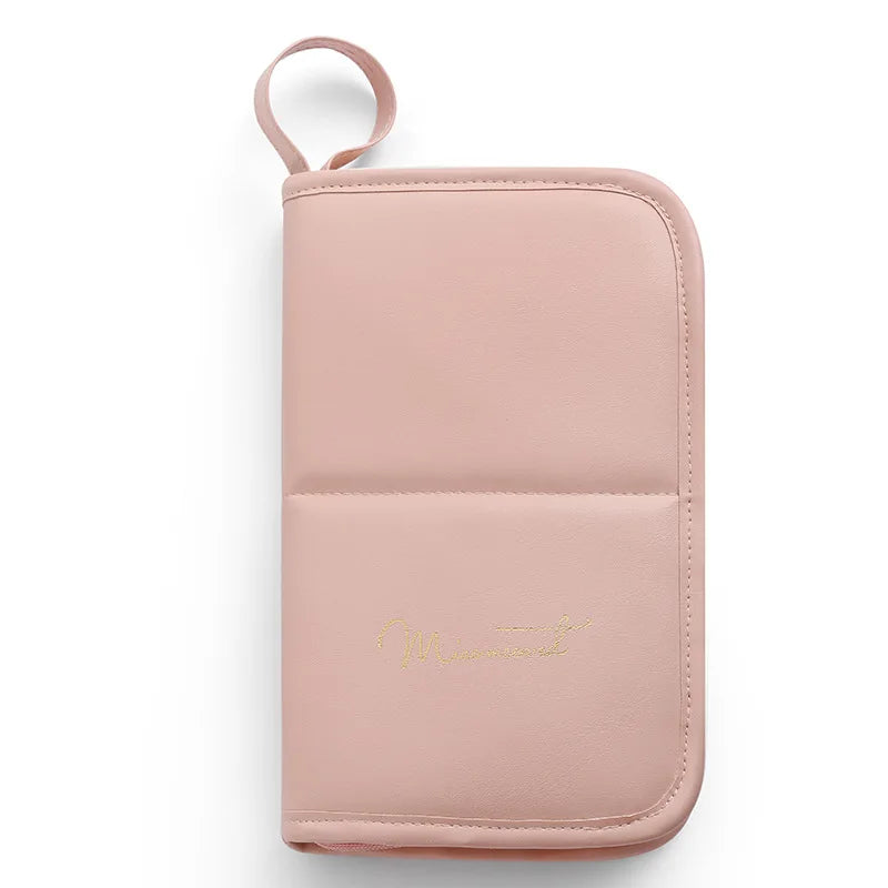Large PU Makeup Brush Bag – Artist Tool & Pencil Case Makeup Brush Bag Zpaxo Pink