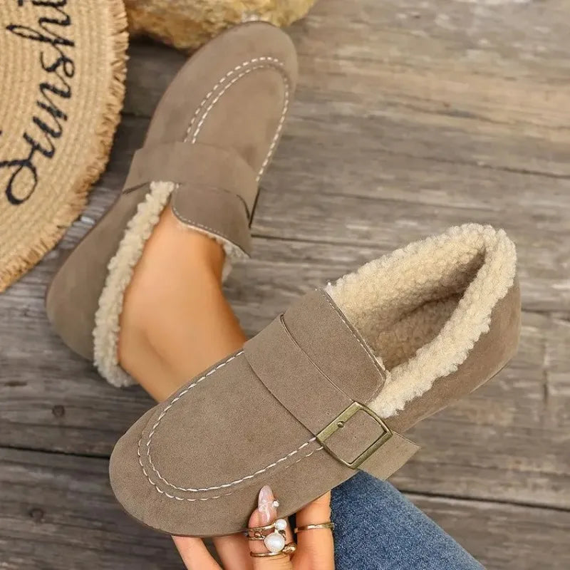 2025 Women Cotton Shoes Comfortable Outdoor Women Ankle Boots Casual Anti-Slip Durable Sole Snow Boots Women Zapatos De Mujer Zpaxo