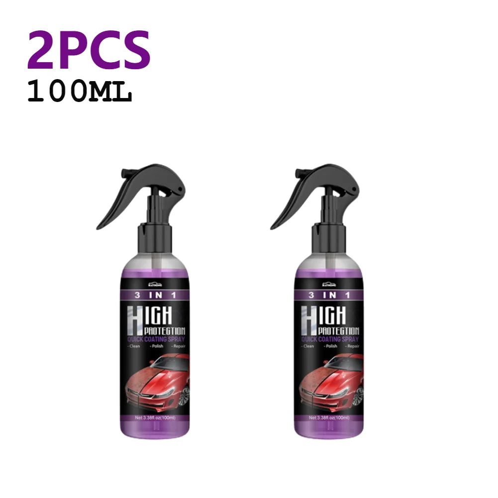 1 Car Ceramic Nano Coating Liquid Crystal Hydrophobic Layer Polishing Zpaxo 100ml 2PCS