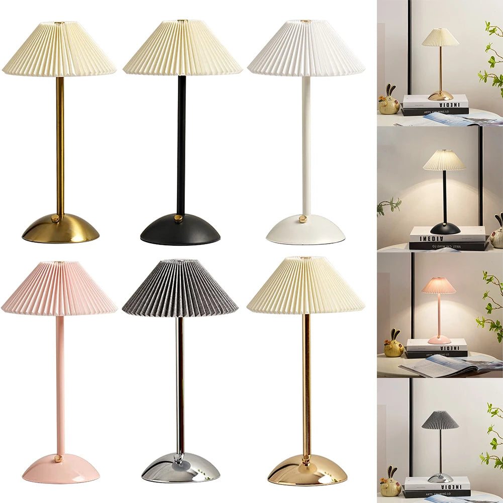 Nordic Bedside Night Light USB Charging Decorative Modern Metal Base