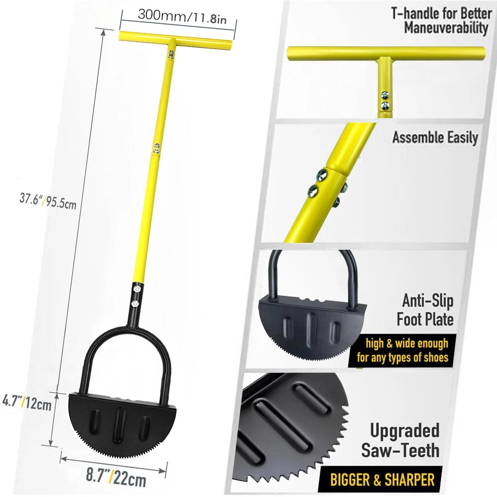 Edger Trimming Shovel Half Moon Lawn Mowing Weeding Tools Machine