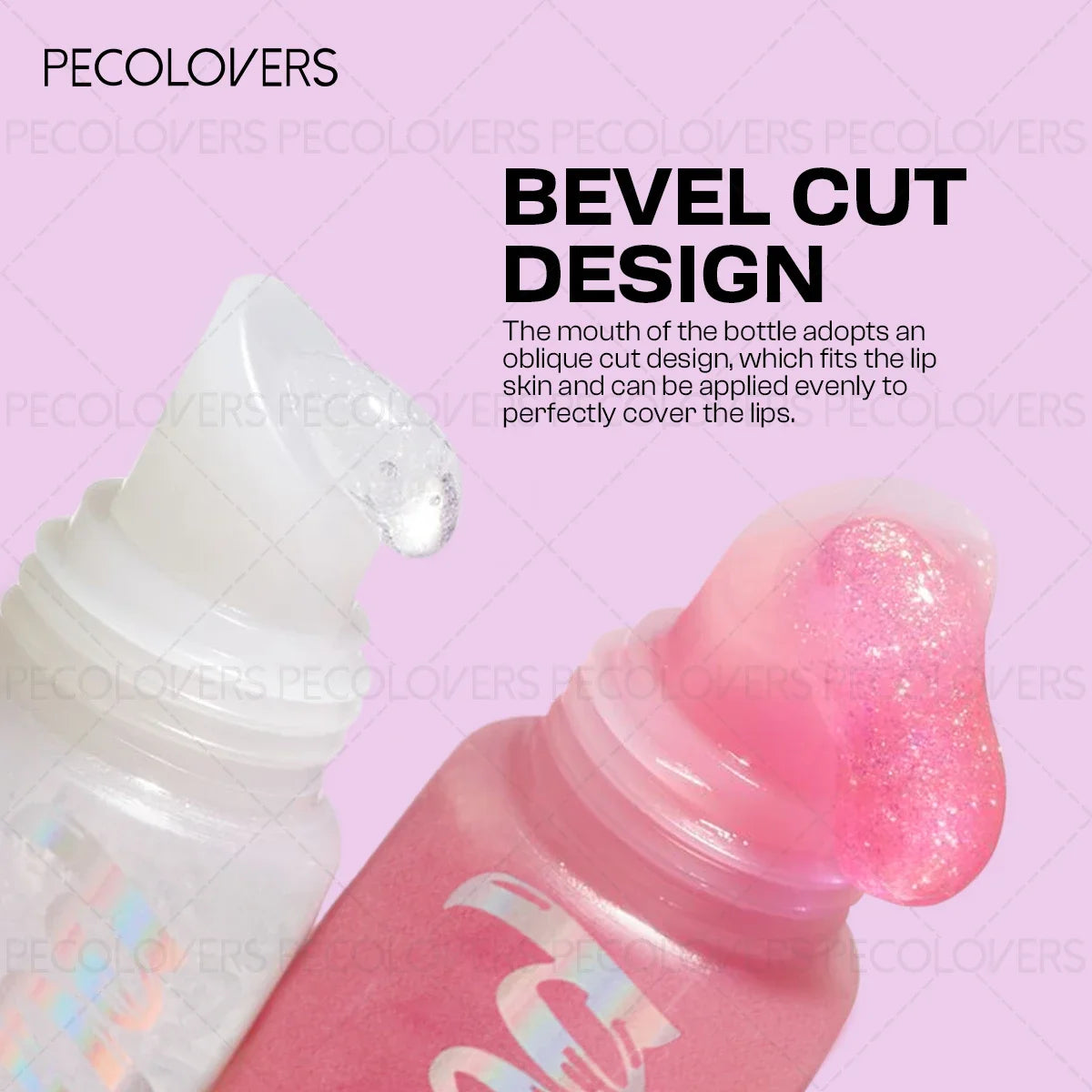 1PC Transparent Lip Oil, Moisturizing Hydrating, Fine Shimmer Liquid Lipstick, Creates Glossy Mirror Shine Effect Zpaxo