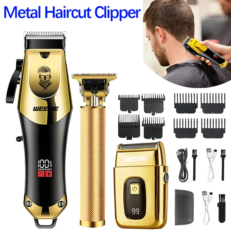 2026 New Arrival！Rechargeable Hair Cutting Machine Hair Trimmer Kit/T9 Vintage Mens Electric Hair Clipper Trimmer Boyfriend Gift Zpaxo