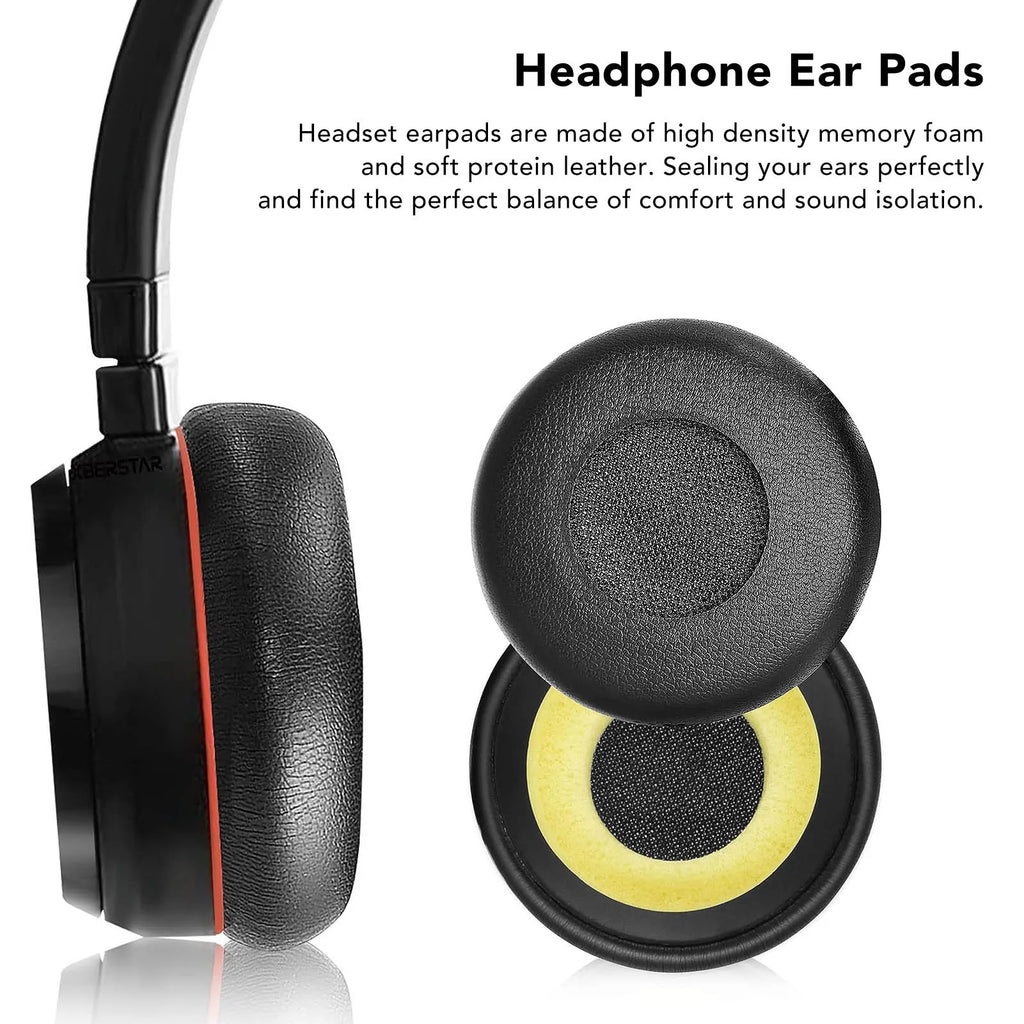 Replacement Earpads Professional Protein Leather Headphone Ear