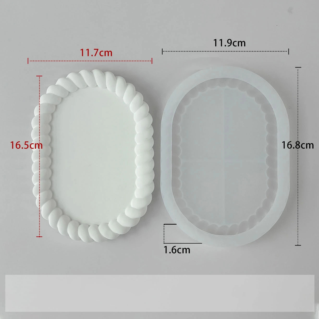 Silicone Resin Casting Mold – DIY Tray, Coaster & Organizer