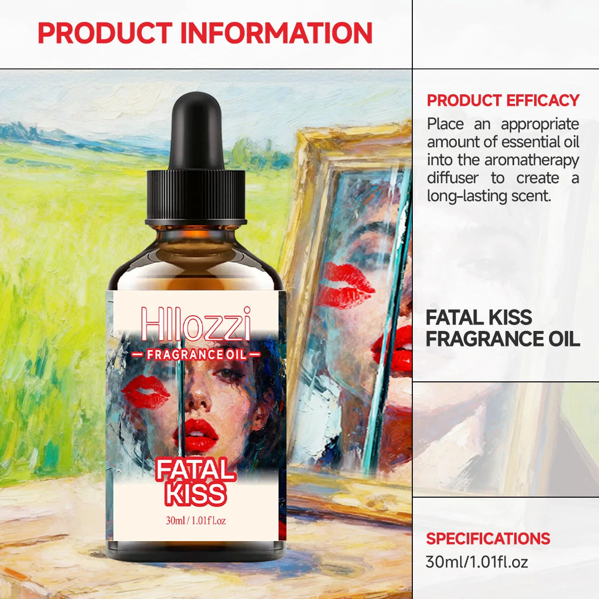 Fatal Kiss Essential Oils Fresh Pleasant Aroma Making Them Suitable Zpaxo