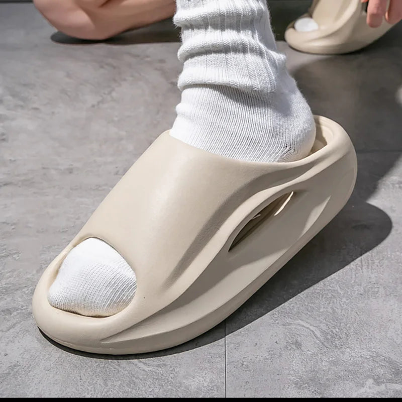 EVA Anti-slip Men's Slippers Home Thick Bottom Slides Comfortable