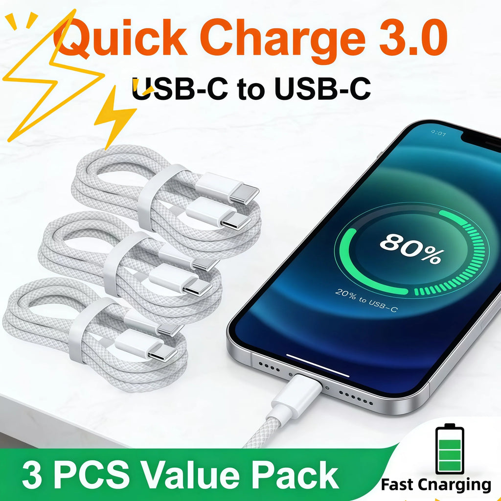 2026 60W USB-C C-type Cable Suitable IPhone15 16 PD Samsung Huawei