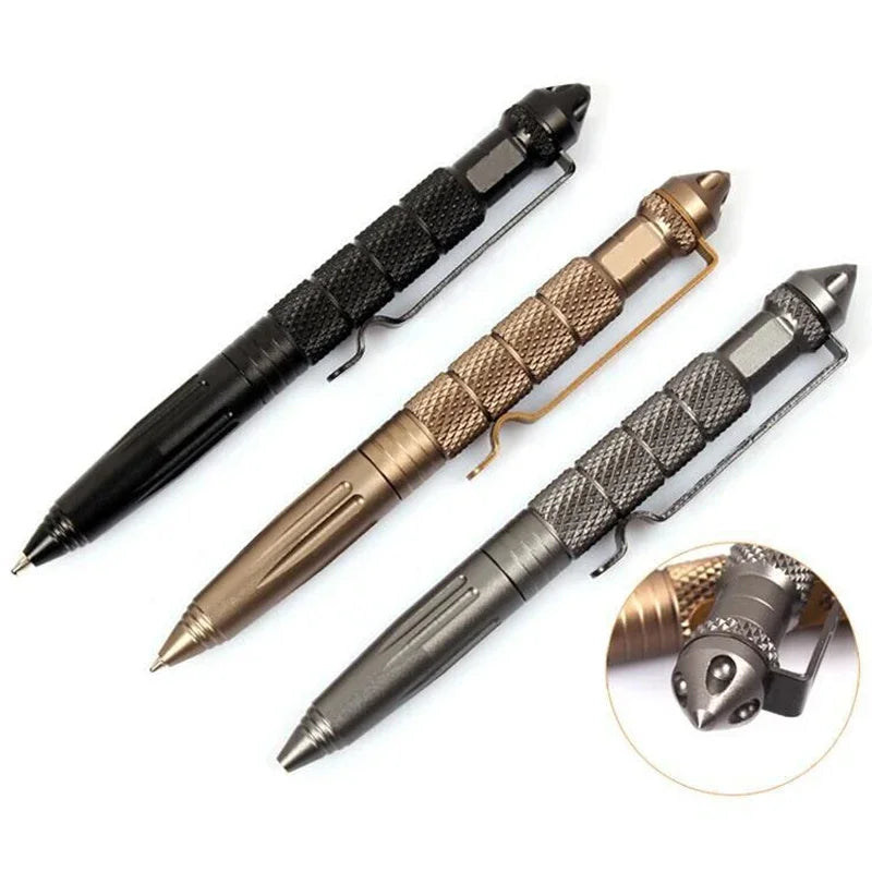 Tactical EDC Pen – Aviation Aluminum Glass Breaker Multitool