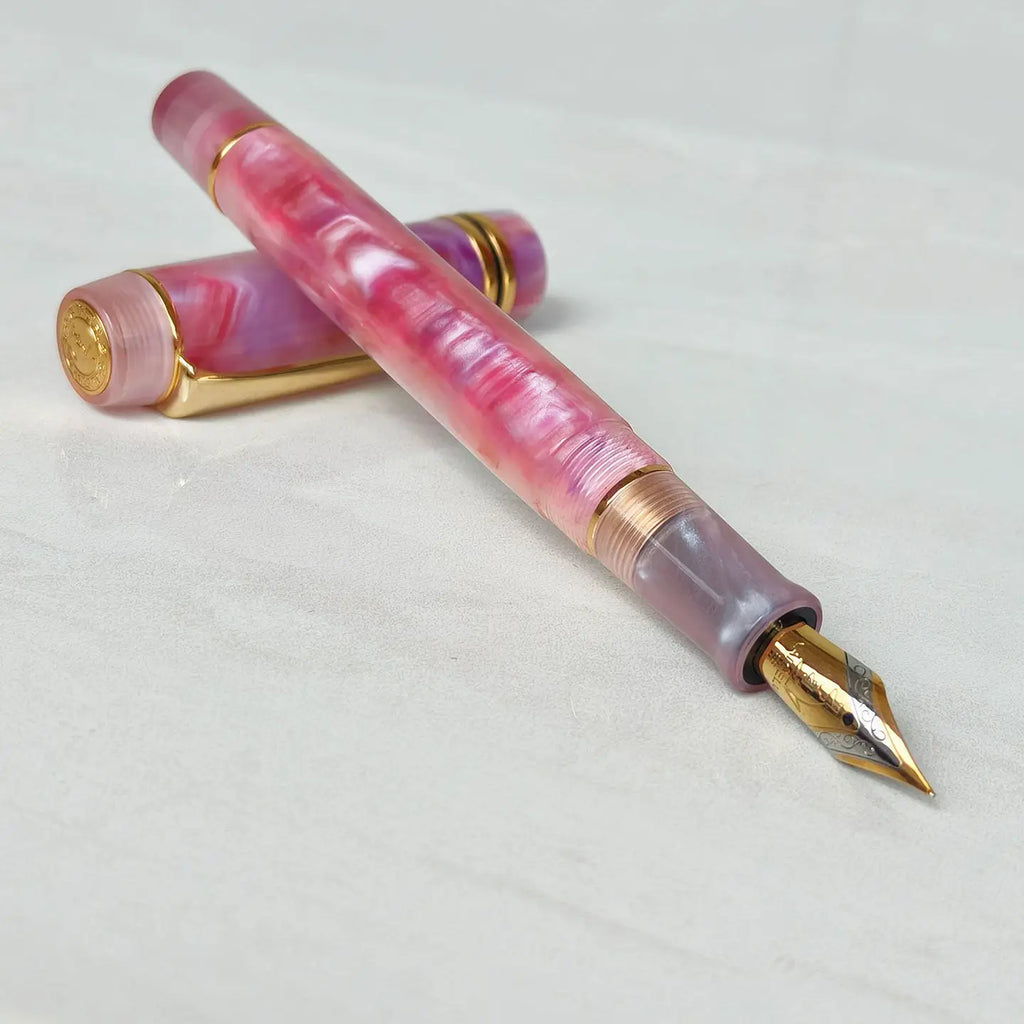 2026 Kaigelu 316 fountain Pen Century Tofu screw Cap Iridium nib EF F M Writing Ink pen Black Cloud Practice pen office Supplies Zpaxo 316yinghua shuangh F