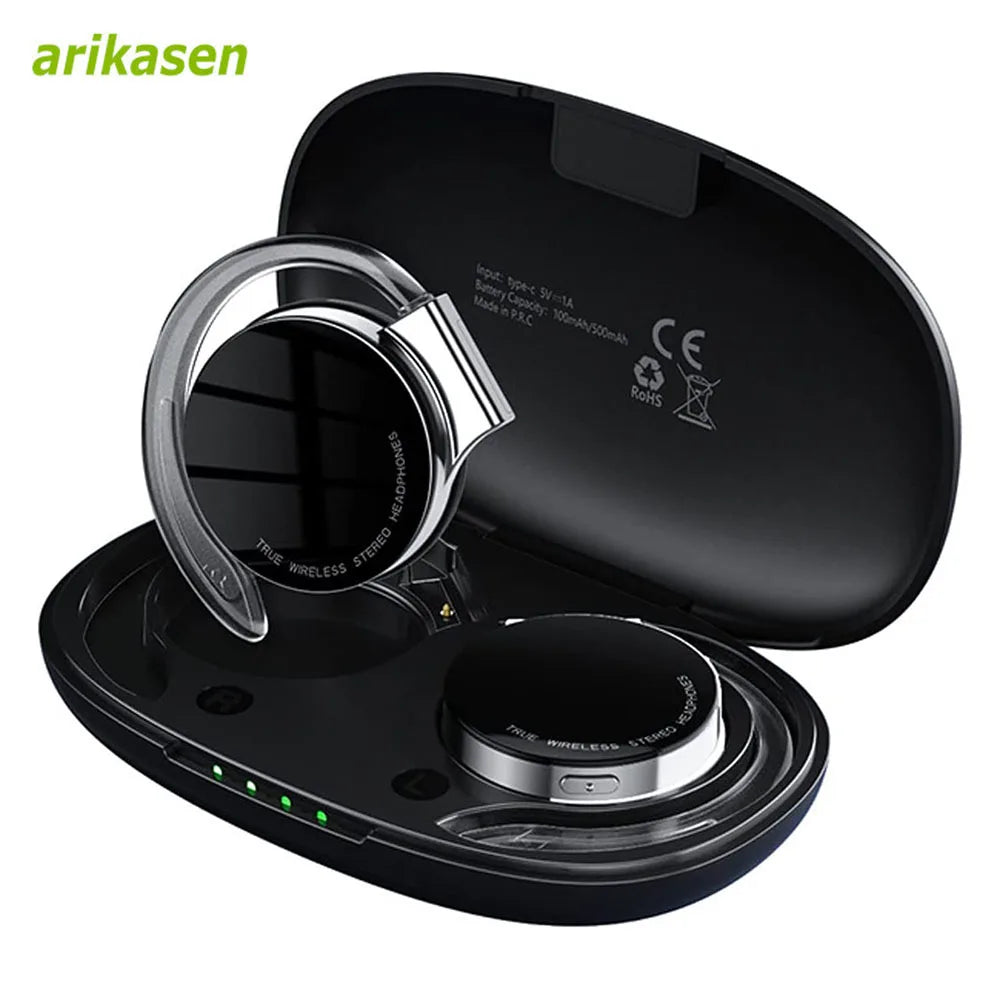 Open Ear Headphones TWS Wireless Bluetooth Earphones Noise Cancelling