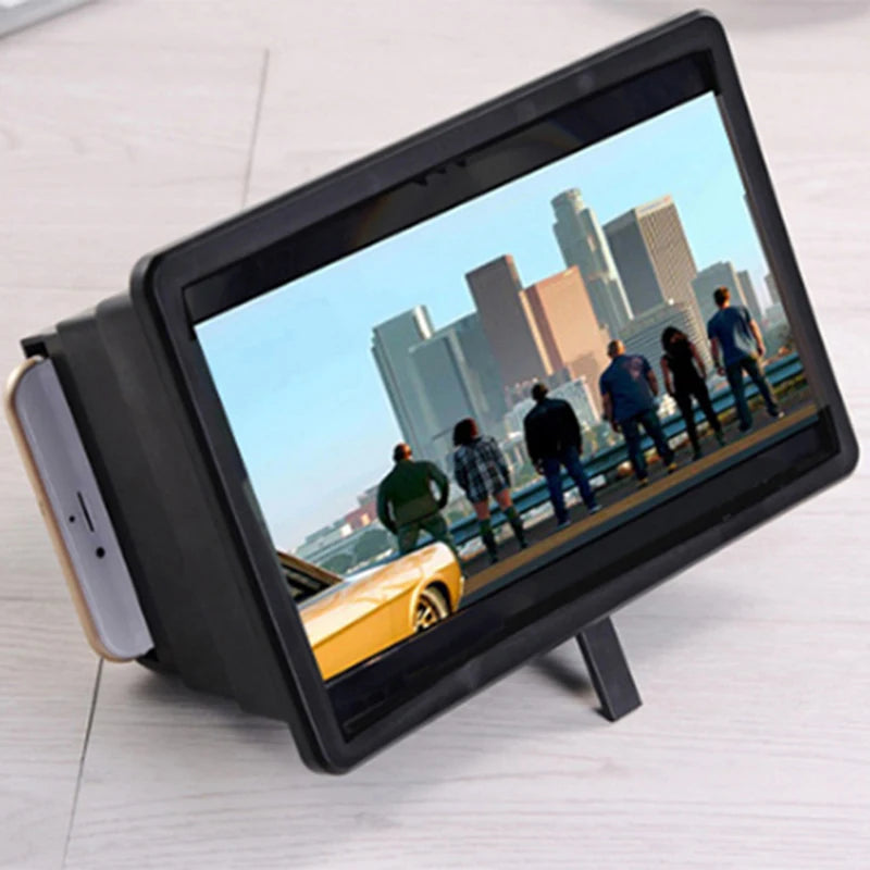 HD Phone Screen Magnifier – Blue Light Blocking Desktop Stand
