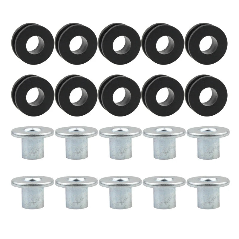 Motorcycle Rubber Grommet Bolt Kit – 5 Sets | Fairing Cushion