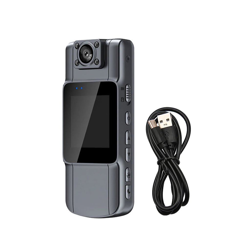 4K UHD Mini Body Camera Audio Video Recording 150 Wide Angle 180 Lens