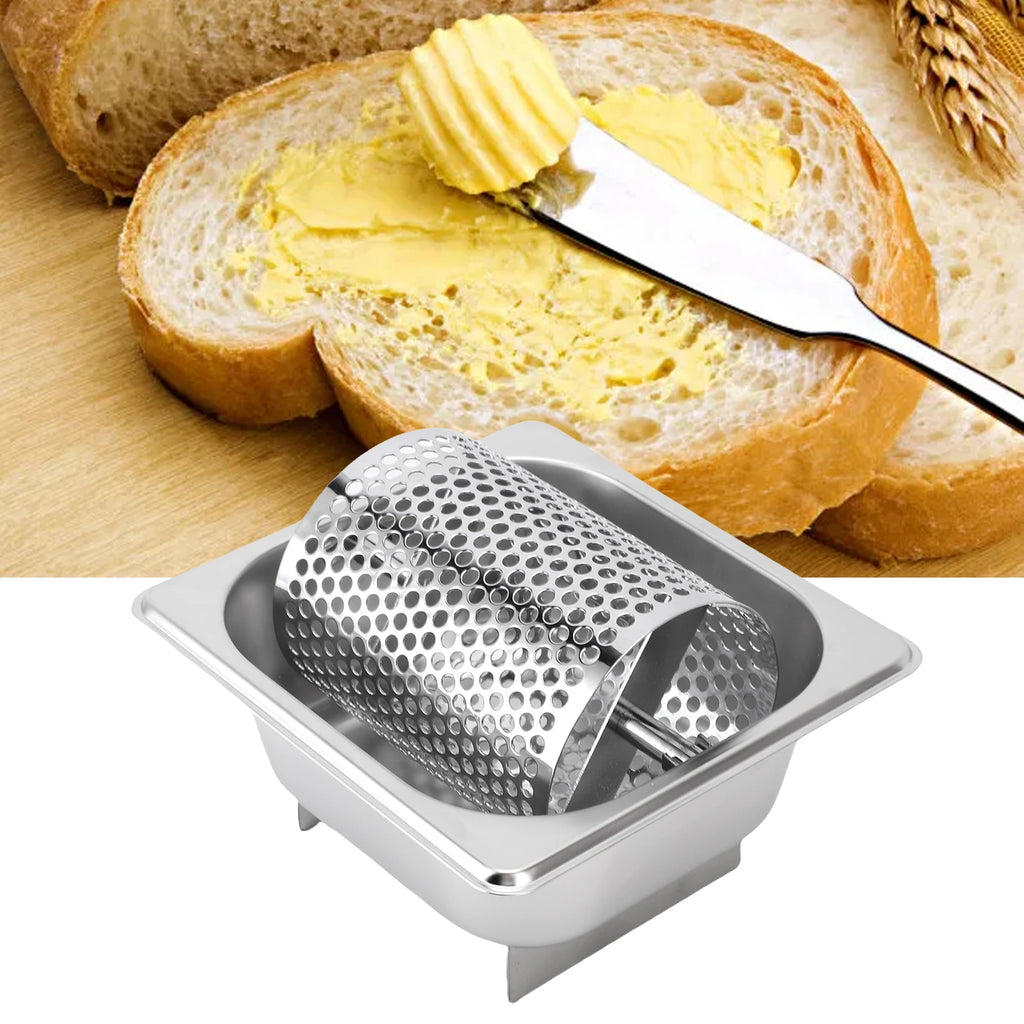Butter Spreader Dispenser Roller Griddle 304 Stainless Steel Bun